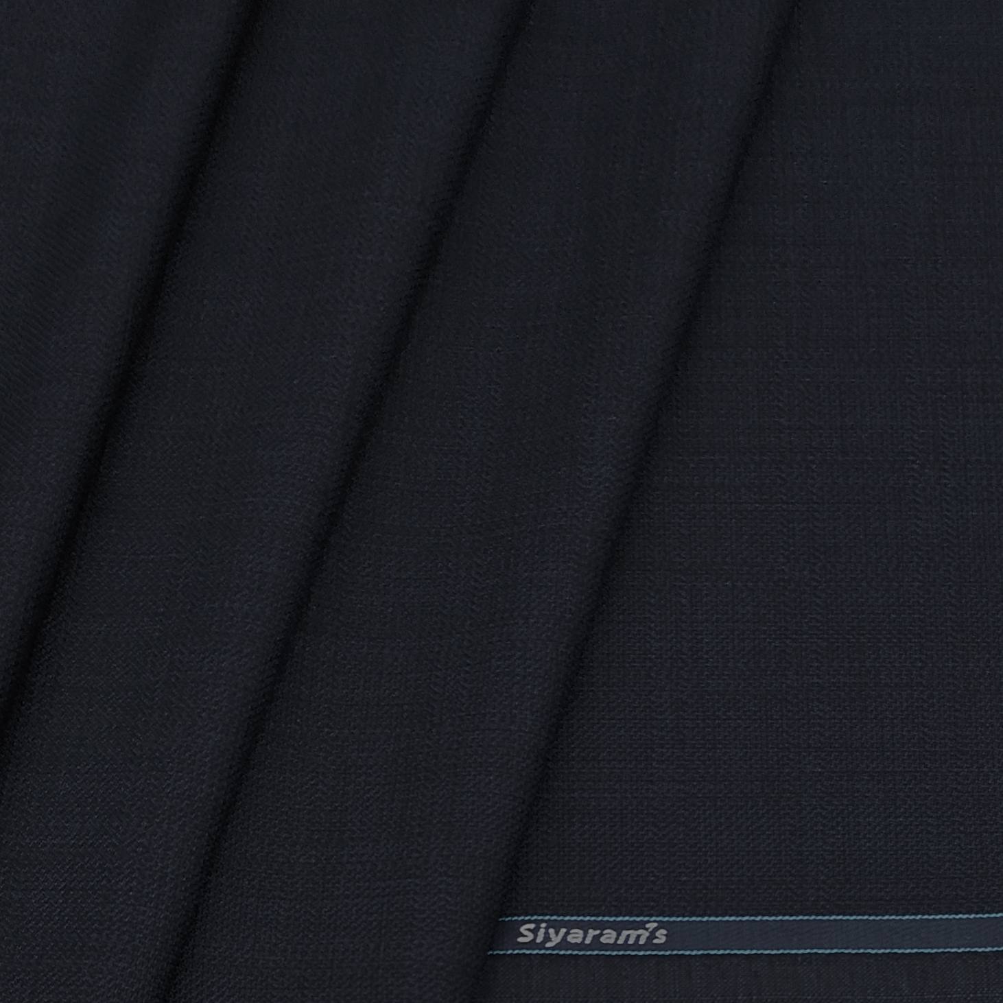Trouser Fabric Siyaram PV Mix Check Colour Indigo Blue